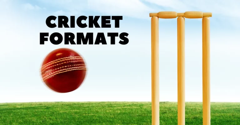 Exploring The Different Cricket Formats