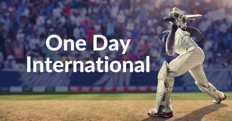 One Day International Cricket Records