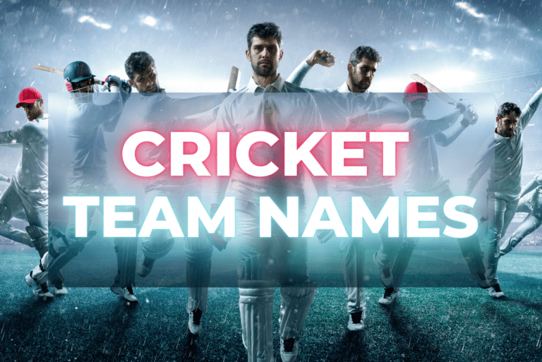 35+ Best Cricket Team Names for Your Next Tournament: A Guide to Choosing the Perfect Name for Your Team