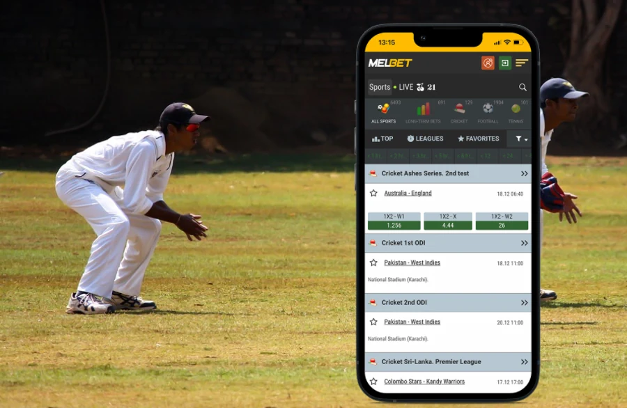 Melbet Mobile App for Cricket Betting