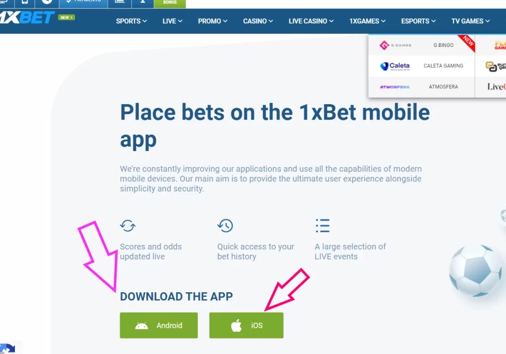 1xBet App Download for iOS and Android