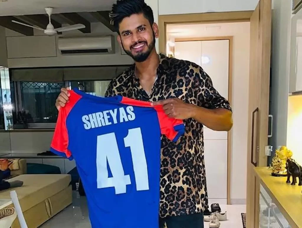 Shreyas Iyer T-shirt Number 41