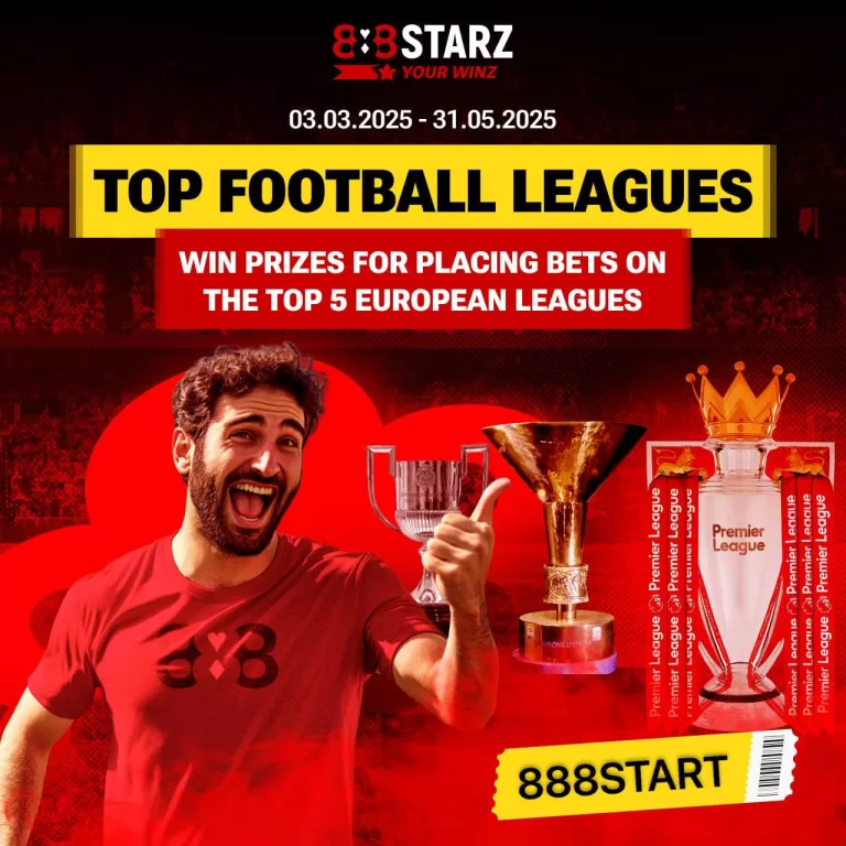 888Starz TOP FOOTBALL LEAGUES